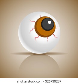 Halloween eye ball