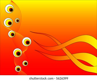 Halloween Eyeballs Background
