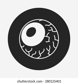 halloween eyeballs icon
