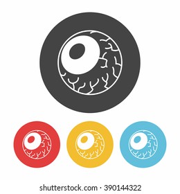 halloween eyeballs icon