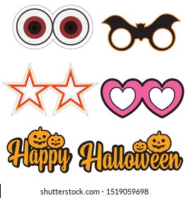 Halloween eyeglasses accessories collection party 