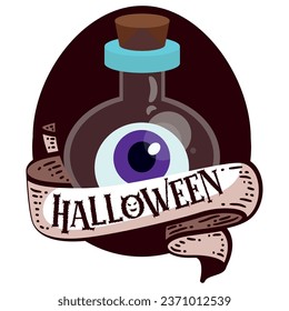 halloween eyes vector icon for poses
