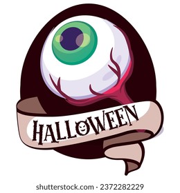 halloween eyes vector icon for poses