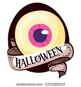halloween eyes vector icon for poses