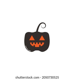 Halloween face horror logo and symbol