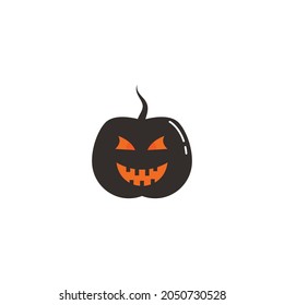 Halloween face horror logo and symbol