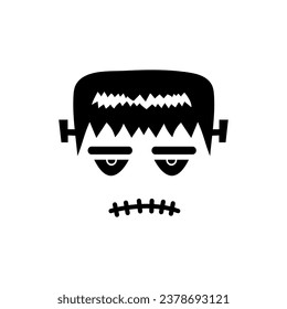 Halloween Face icon vector. Scary face illustration sign. Pumpkin face symbol or logo.