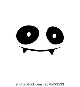 Halloween Face icon vector. Scary face illustration sign. Pumpkin face symbol or logo.