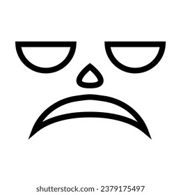 Halloween Face icon vector. Scary face illustration sign. Pumpkin face symbol or logo.