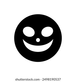 Halloween face icon vector. Scary face illustration sign. Funny Face symbol. Pumpkin face logo.