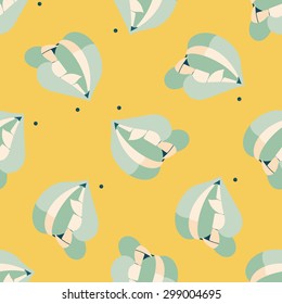 Halloween fangs flat icon,eps10 seamless pattern background