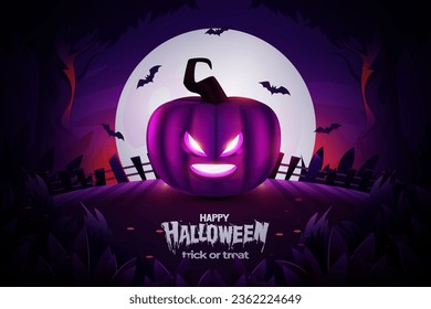 Ilustración de fondo del festival de Halloween, vector.