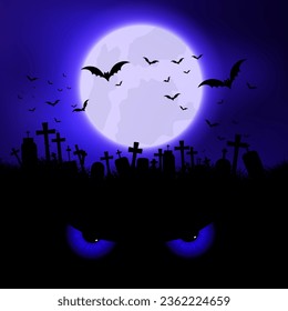 Halloween festival background illustration, vector.