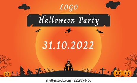 Halloween festival background for paste text decorate the site more