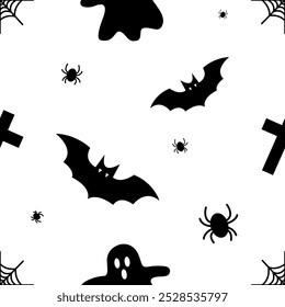 Patrón del festival de Halloween, logotipo, Vector, decoración, fondo, lindo