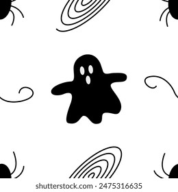 Halloween festival vector background pattern