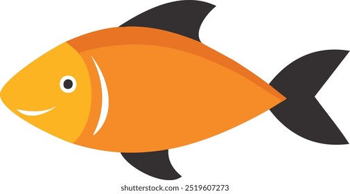 Diseño de Ilustración vectorial de pescado de Halloween