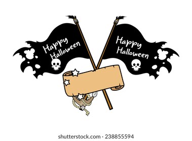 Halloween Flags Banner