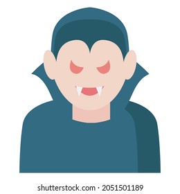 Halloween flat design vector icon