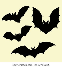 HALLOWEEN FLAT ICON AND VECTOR ELEMENT,ICONS,BACKGROUND