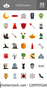 Halloween Flat Icons