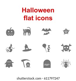 halloween flat icons