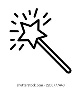 Halloween flat line icon. Horror symbols. Outline sign for mobile concept and web design, store.