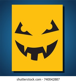 Halloween flat style design illustration