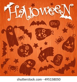 Halloween flayer background