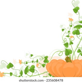 Halloween Flourish Pumpkin Background