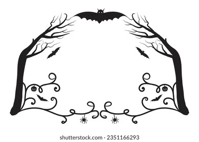 
Halloween flourish wilds swirls Square Border frame, witch creepy scary bone victorian pumpkin bat spider pictures frames, vintage rectangle Decorative curly Elegant embellishment ornament borders  
