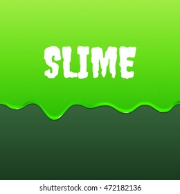 Halloween Flowing green slime
