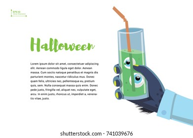 Halloween flyer template
