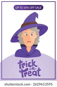Halloween flyers. Flat vector clipart, illustration with isolated background.