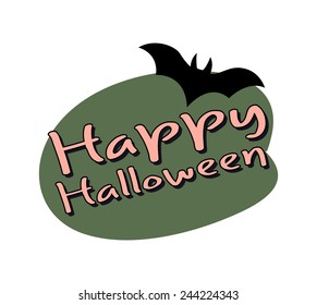Halloween Flying Bat Shape