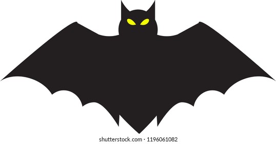 Halloween Flying Bat with Wings and Glowing Eyes