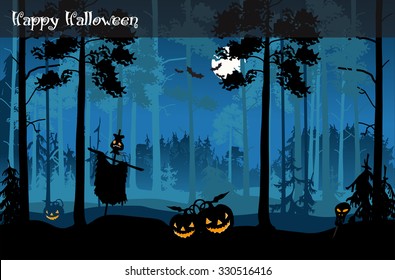 halloween forest