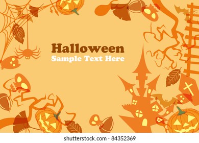 Halloween frame