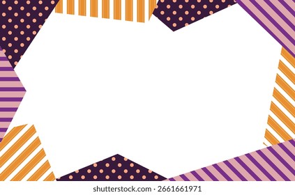 Halloween Rahmen Hintergrund Vektorgrafik Material