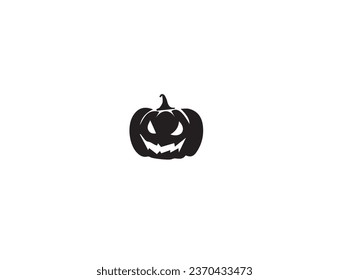 Halloween frame with cartoon pumpkin. Scary, roaring Jack o lantern face with sharp fangs, dripping saliva or droll. Isolated Halloween pumpkin creepy carving cartoon vector frame