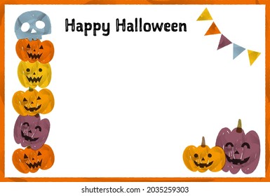 Halloween frame.
Easy-to-use vector data.