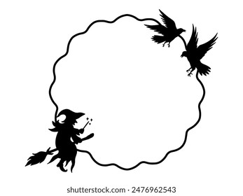 Halloween Frame Outline Background Illustration