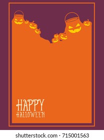 Halloween frame style unique collection