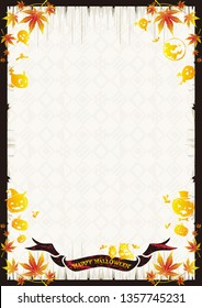 Halloween frame Vector