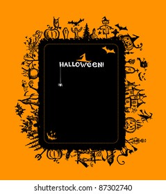 Halloween frame for your design