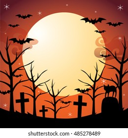 Halloween frame.[Red]