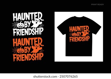 Halloween friends squad t shirt design