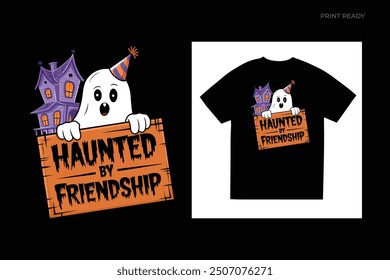 Halloween friends squad t shirt design