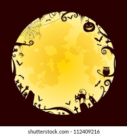 Halloween Full Moon design