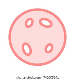 Halloween full moon icon 
